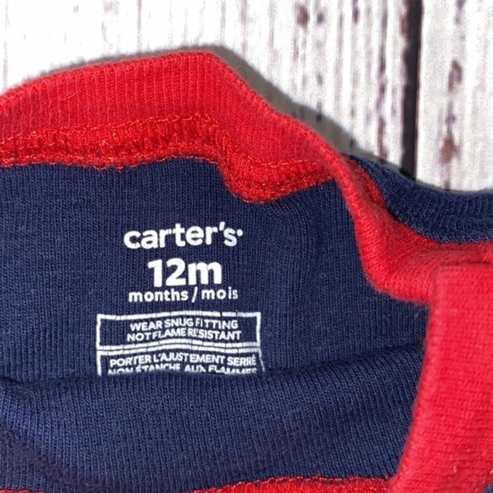 Carters Christmas top TreeRex dinosaur size 12 months